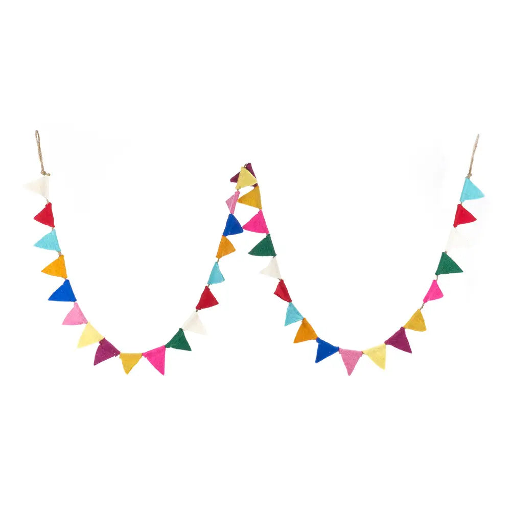 Handmade Felt Mini Festival Bunting