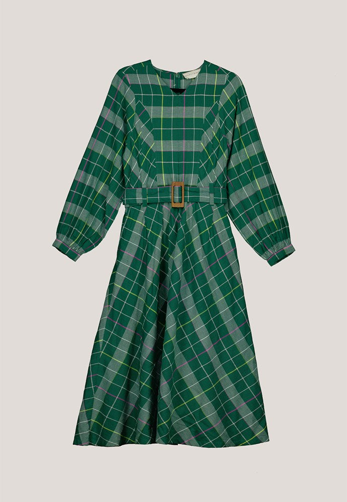 Nancybird Mona Dress - Fern Check