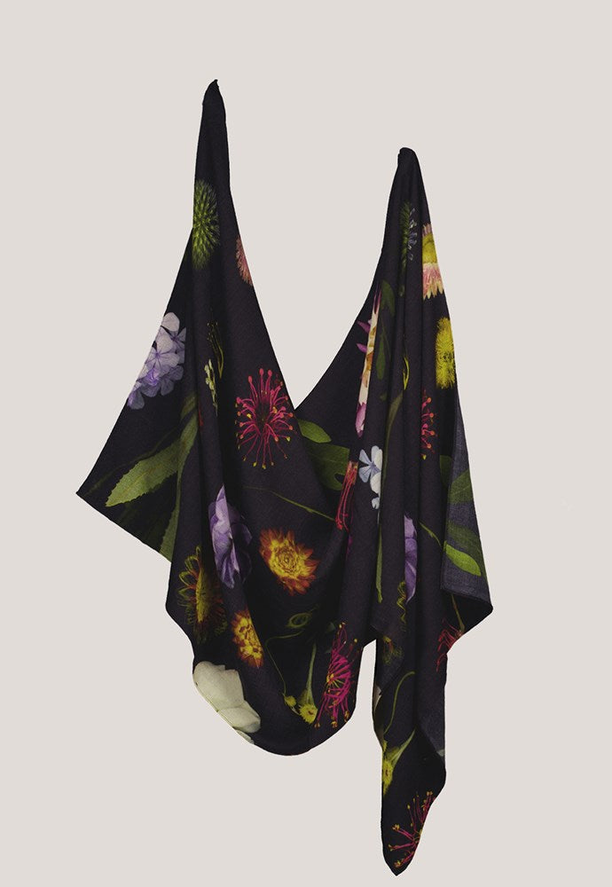 Nancybird Wool Scarf - Floratone