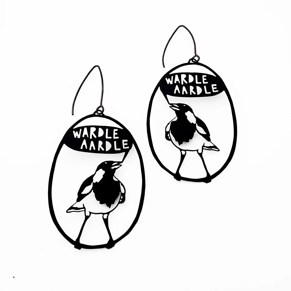 Denz Wardle Magpie Earrings