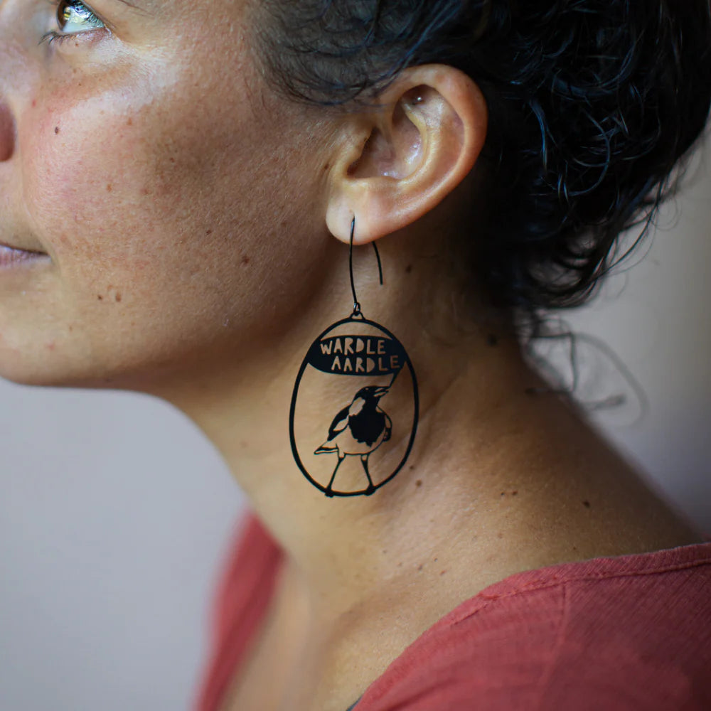 Denz Wardle Magpie Earrings