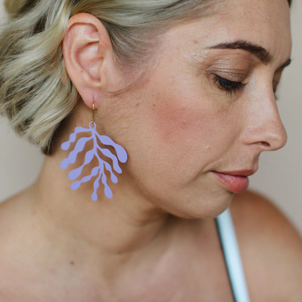 Denz Matisse Lavender Earrings