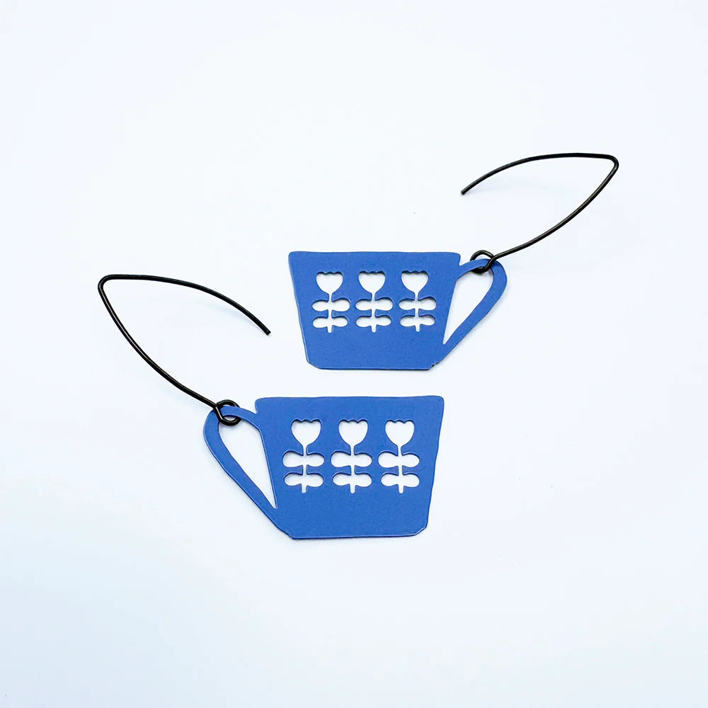 Denz Scandi Tea Cup Earrings