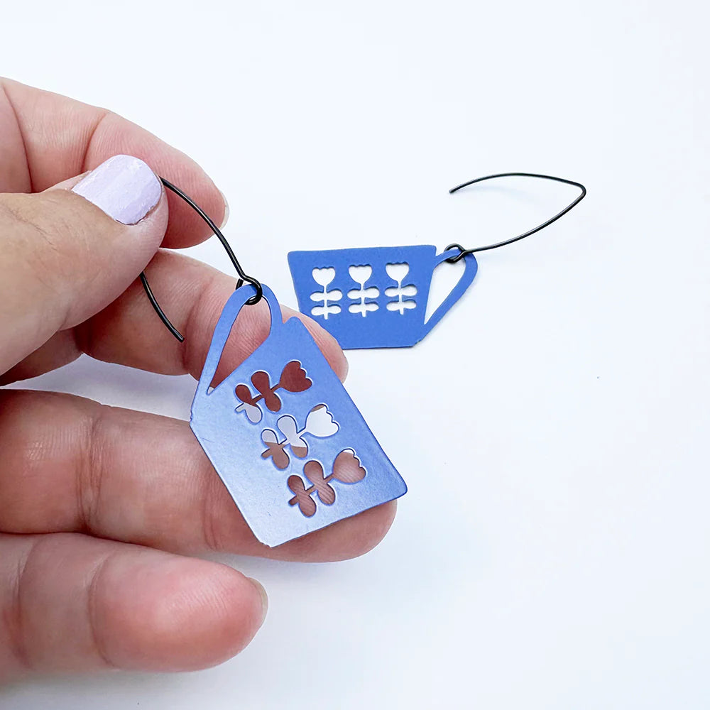 Denz Scandi Tea Cup Earrings