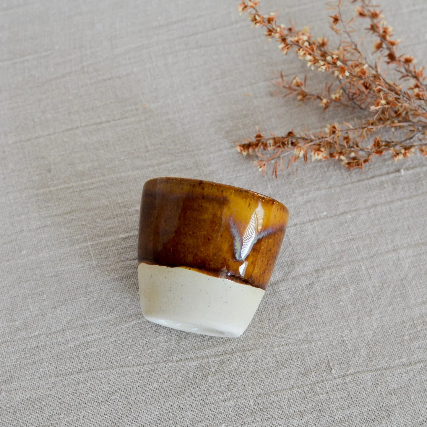 Kim Wallace Ceramic 2.5oz Single Espresso Cup - various colours