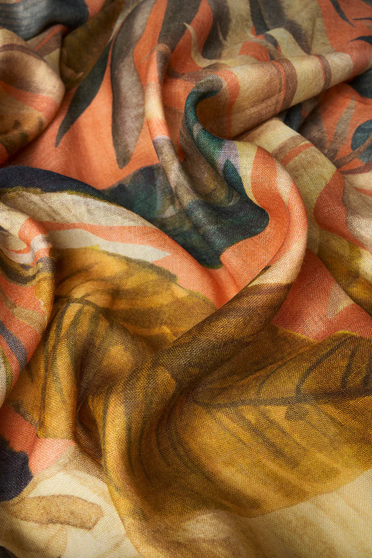 POWDER Painted Palms Wraparound Scarf