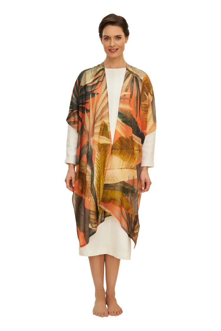 POWDER Painted Palms Wraparound Scarf