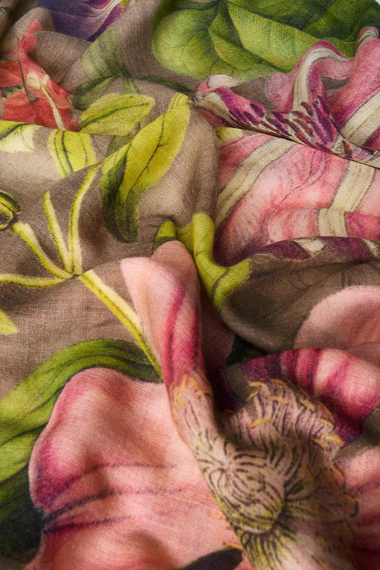 POWDER Oversized Botanicals Wraparound Scarf
