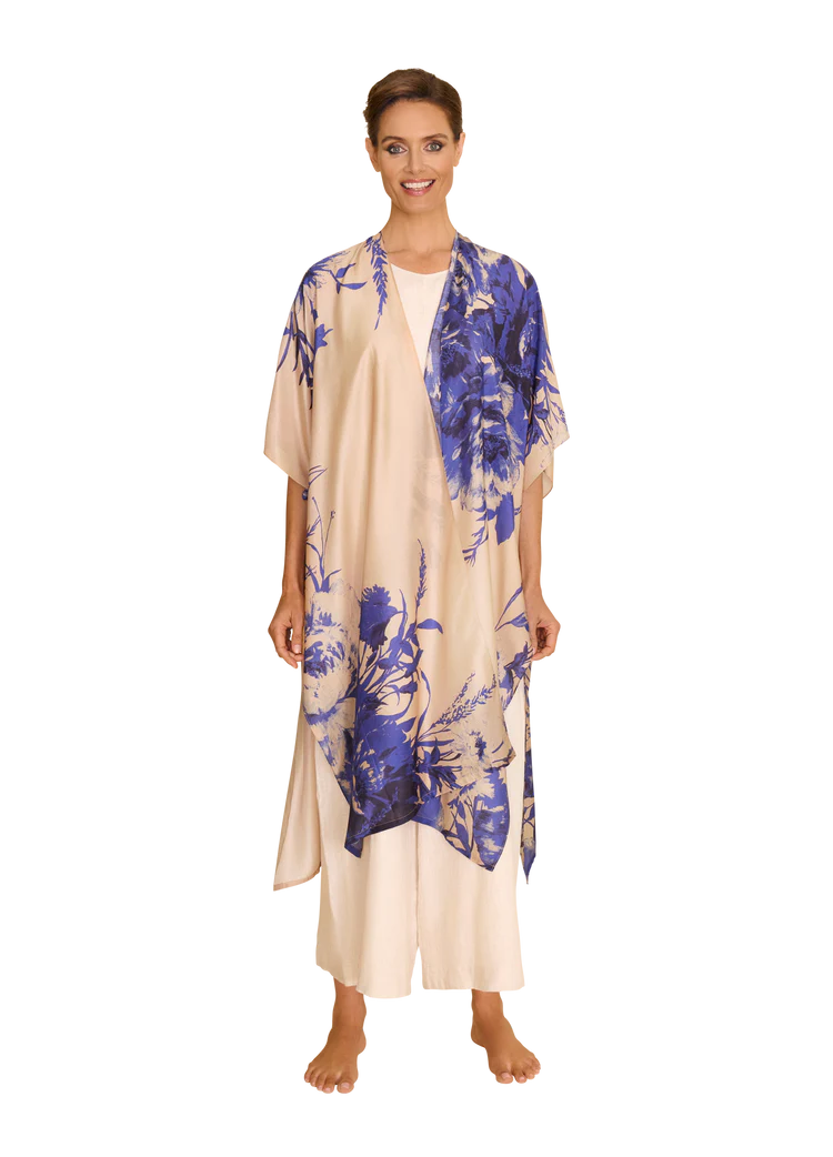 POWDER China Blue Blooms Coverall