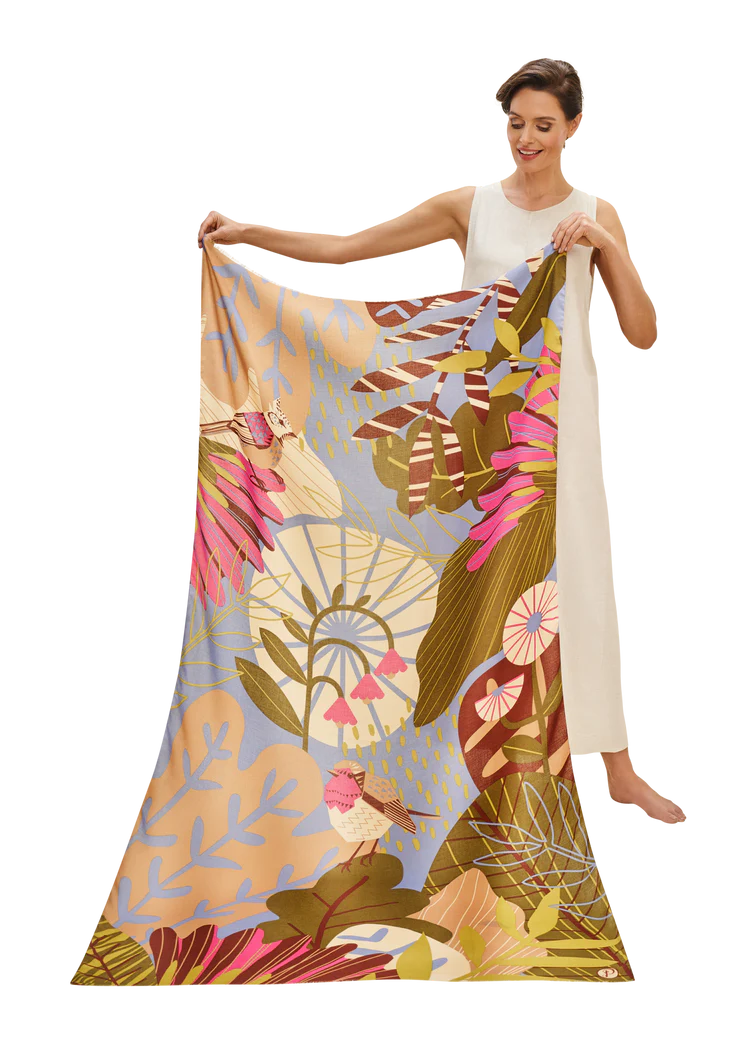 POWDER Autumn Hedgerow Printed Scarf