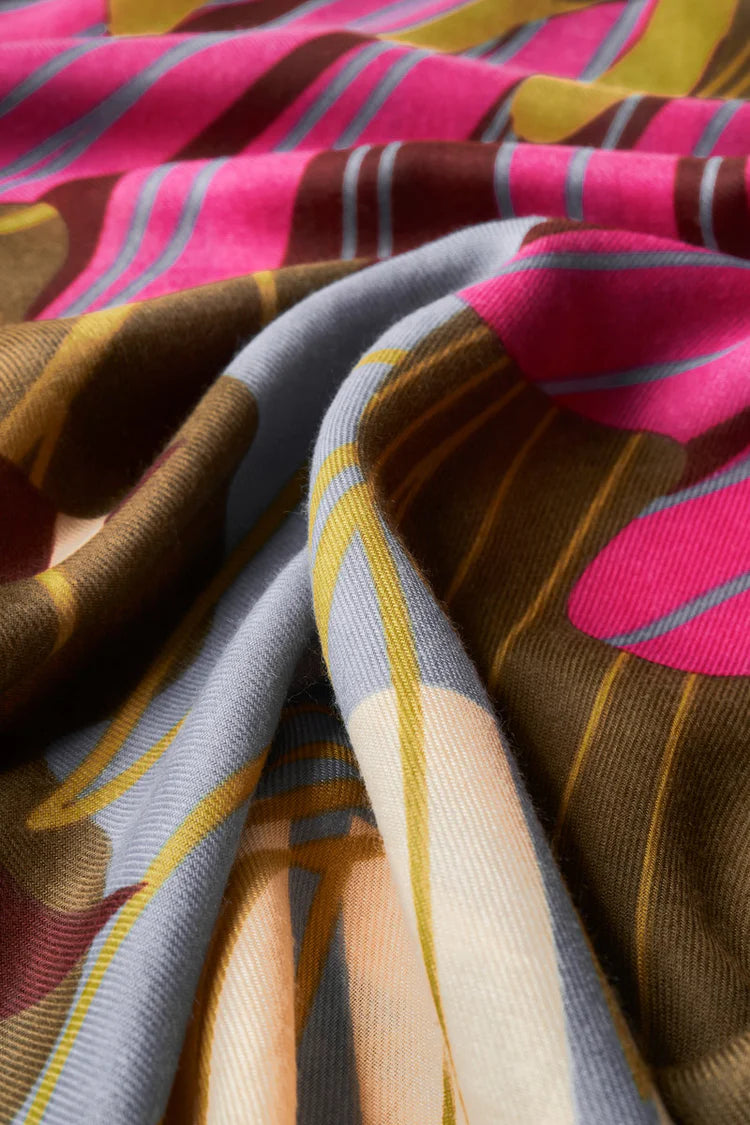 POWDER Autumn Hedgerow Printed Scarf