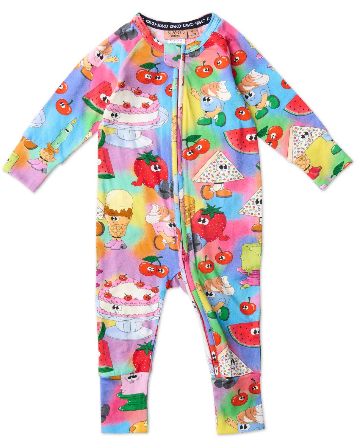 Kip and Co Organic Long Sleeve Zip Romper