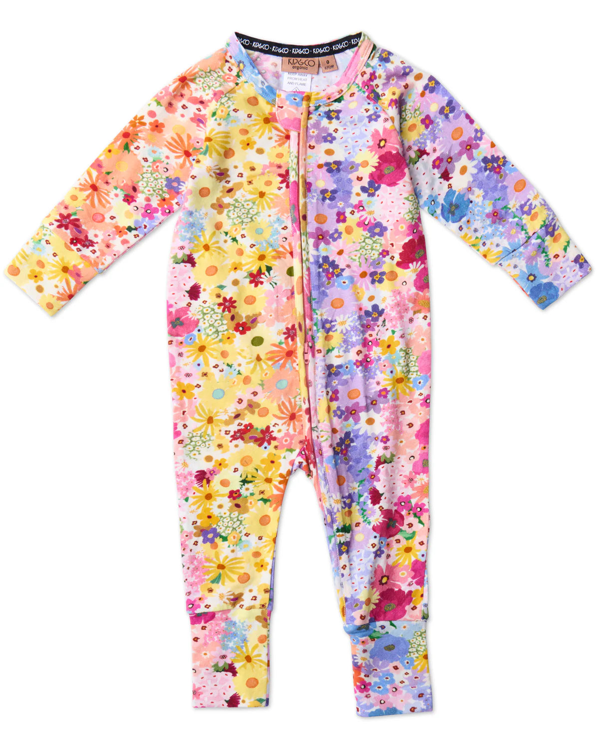 Kip and Co Organic Long Sleeve Zip Romper