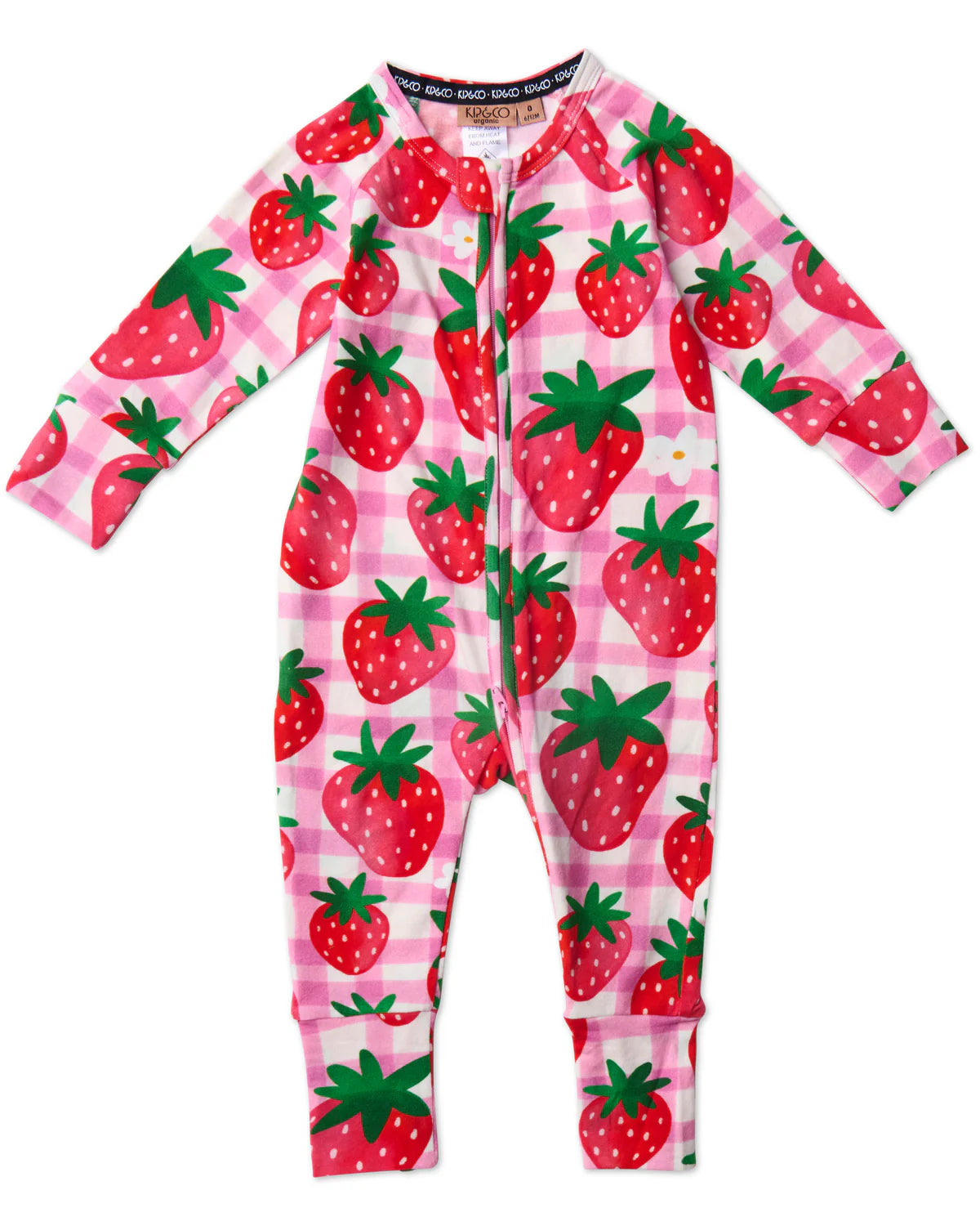 Kip and Co Organic Long Sleeve Zip Romper