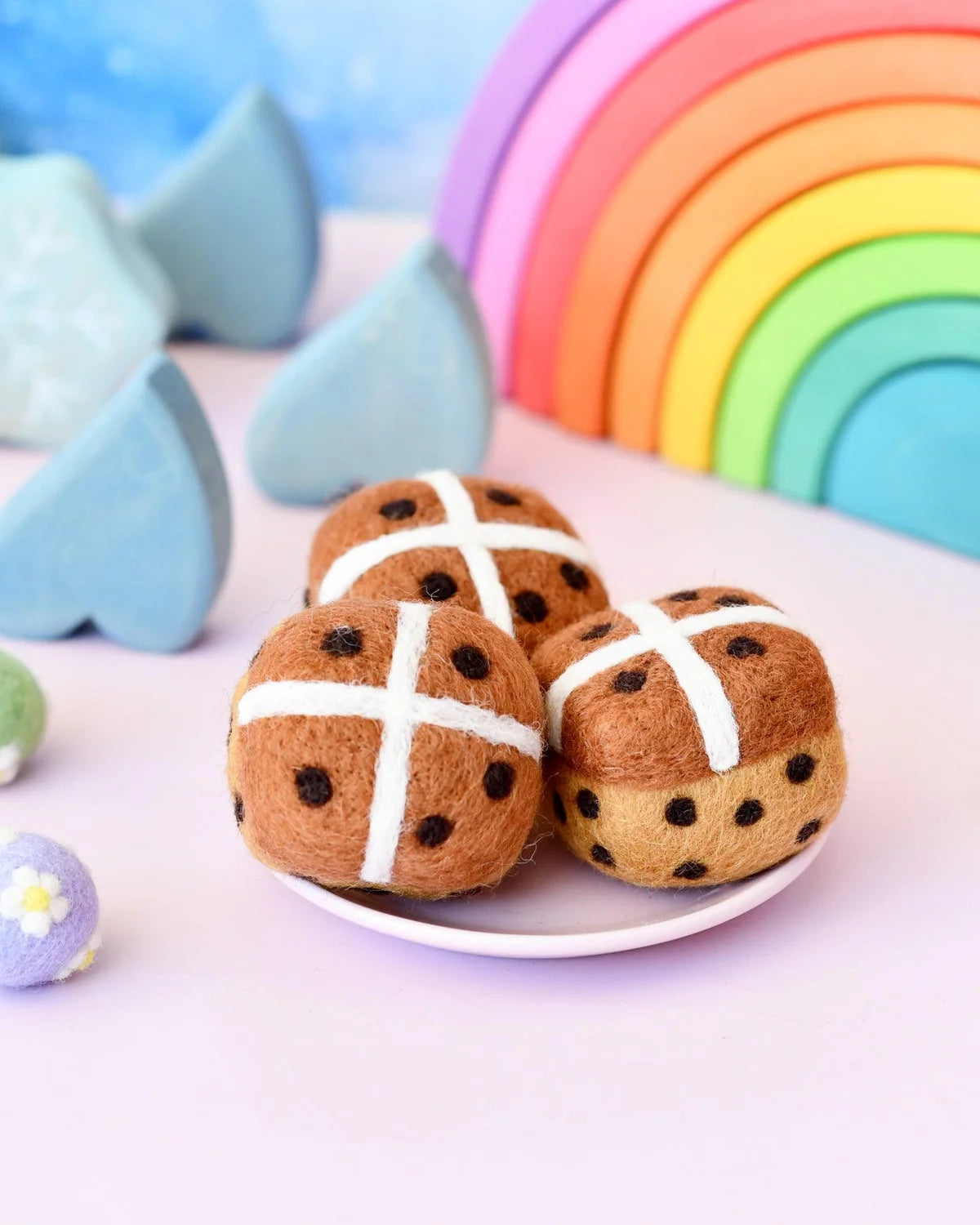 Tara Treasures Hot Cross Buns - pack of 3
