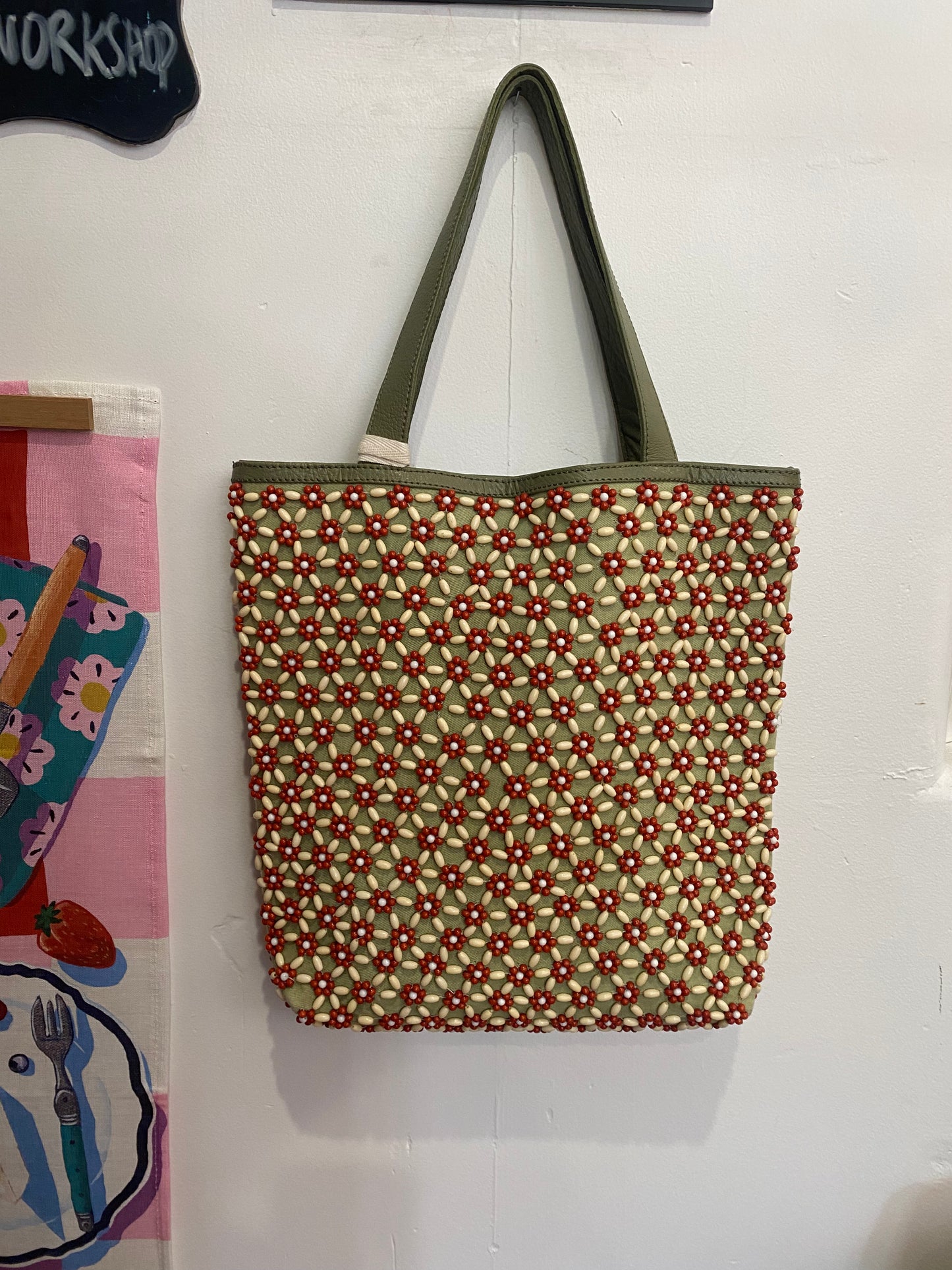 Nancybird beaded tote bag