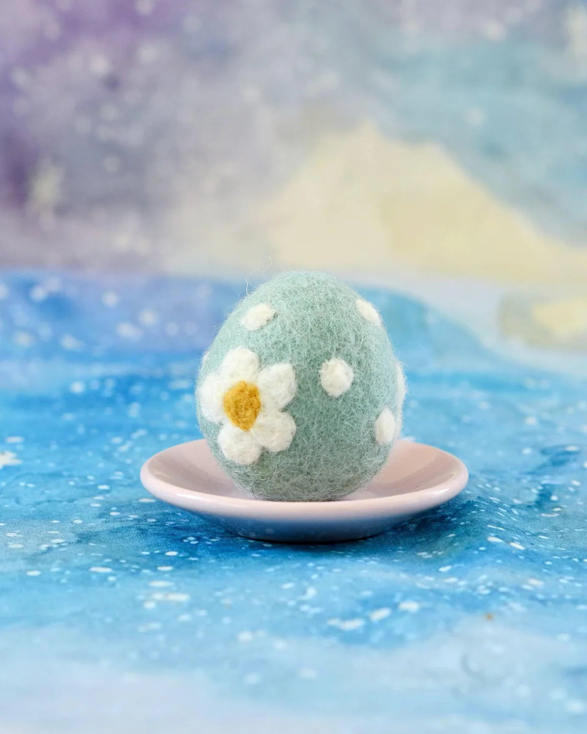 Tara Treasures Felt Floral and Dot Eggs - various colours