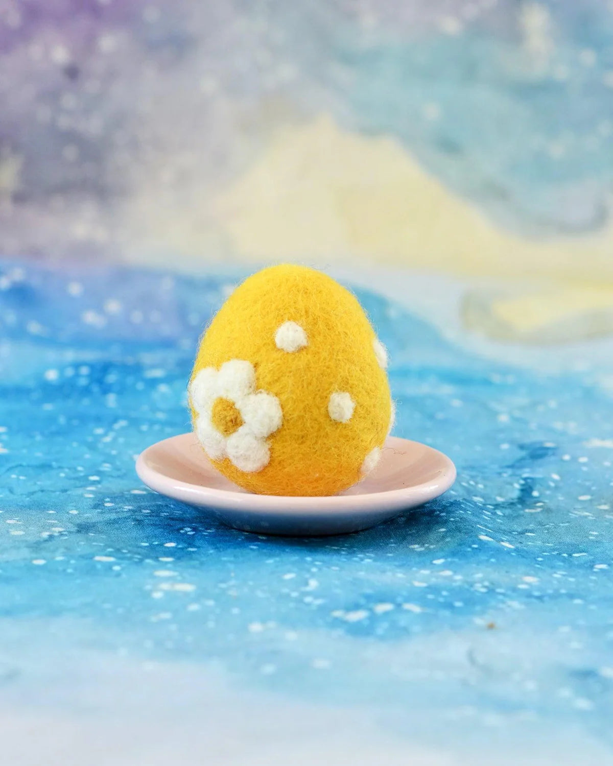 Tara Treasures Felt Floral and Dot Eggs - various colours