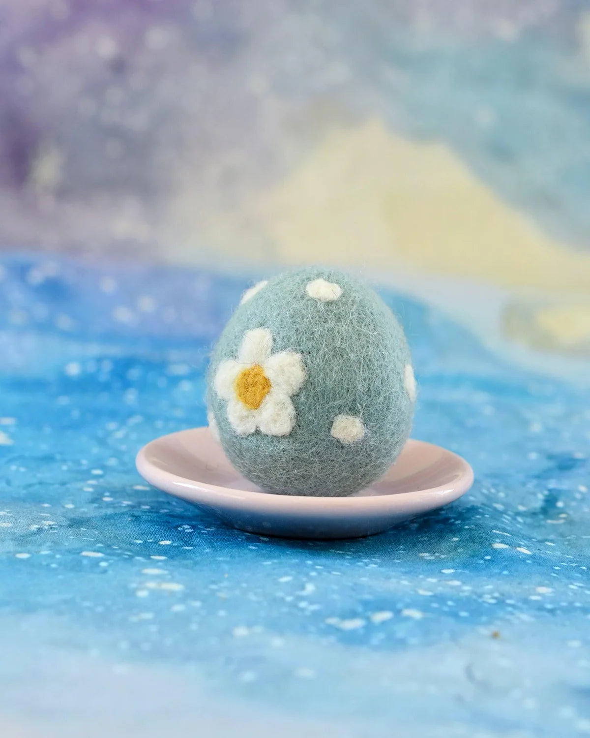 Tara Treasures Felt Floral and Dot Eggs - various colours