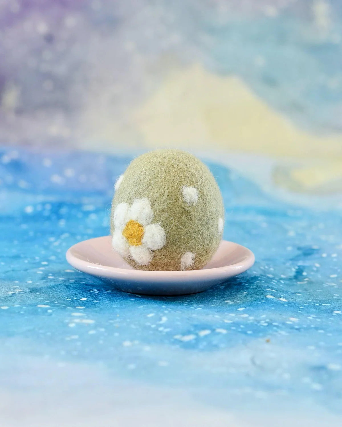Tara Treasures Felt Floral and Dot Eggs - various colours