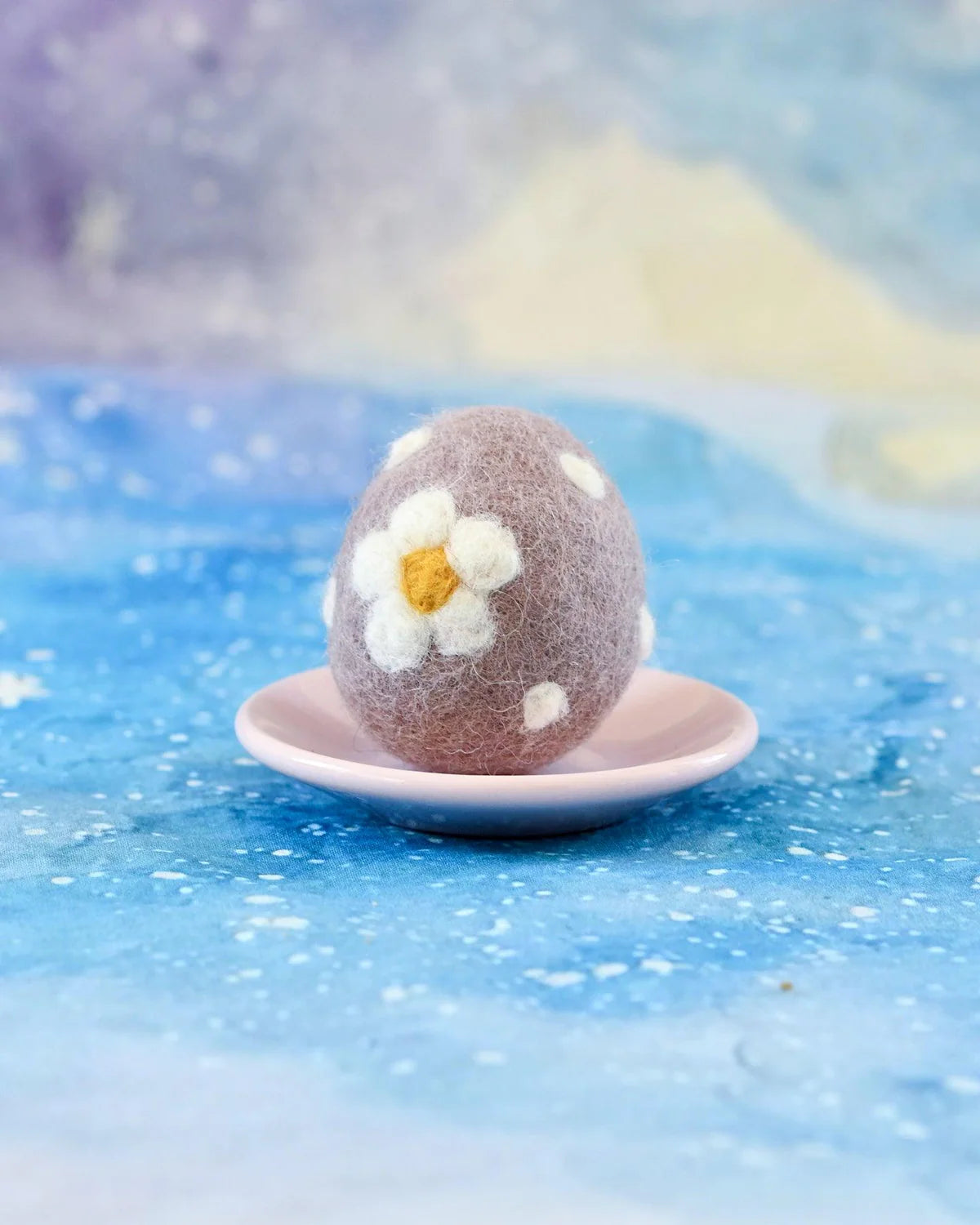 Tara Treasures Felt Floral and Dot Eggs - various colours