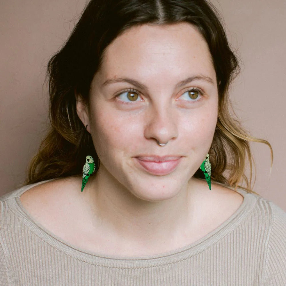 Denz Budgie Earrings