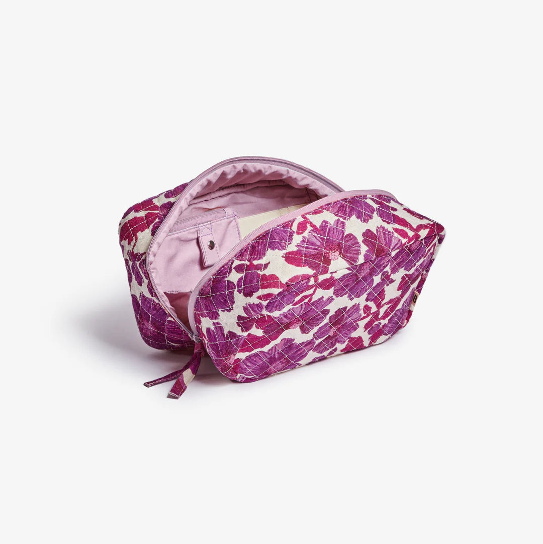 Bonnie and Neil Quilted Toiletry Bags - medium size