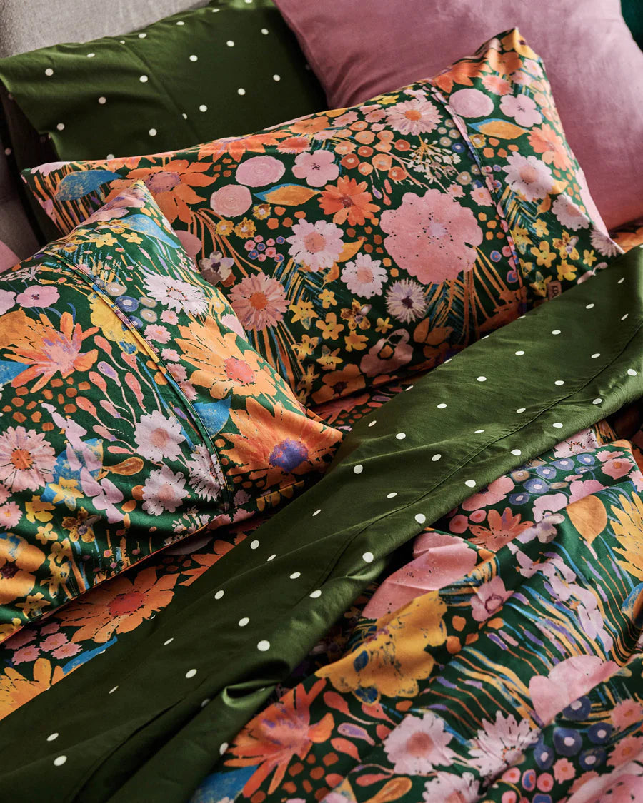 Kip and Co Field of Dreams Pillowcases - Eden