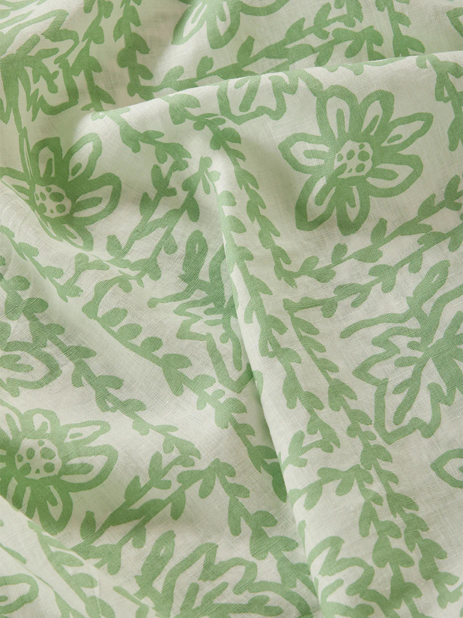 Bonnie and Neil Daisy Sage Quilt Cover