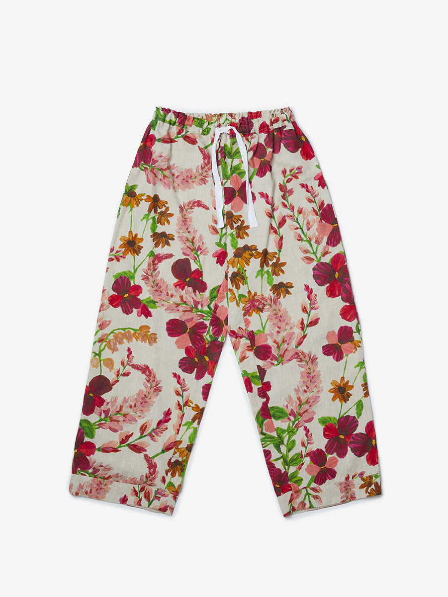 Bonnie and Neil Lupin Multi Linen Pjs