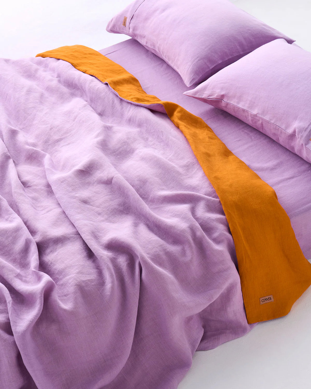 Kip and Co Linen Pillowcases - Wisteria