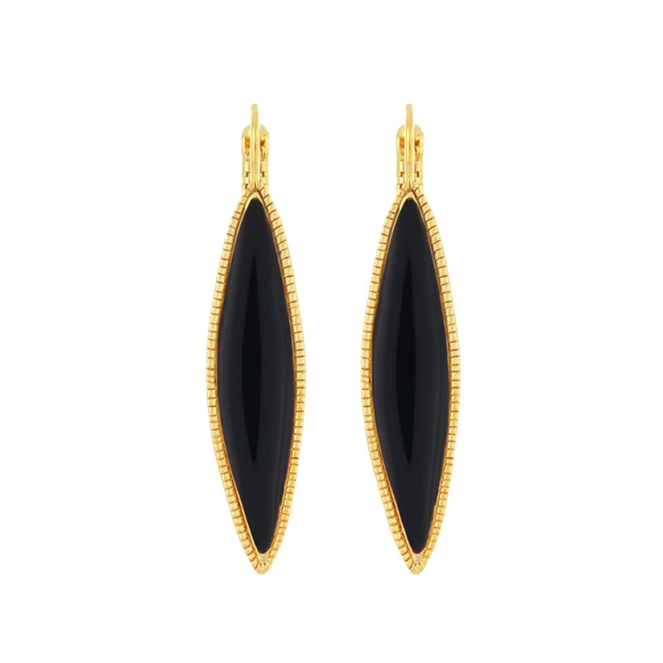 Taratata Jewellery - Leaf Level Back Earrings