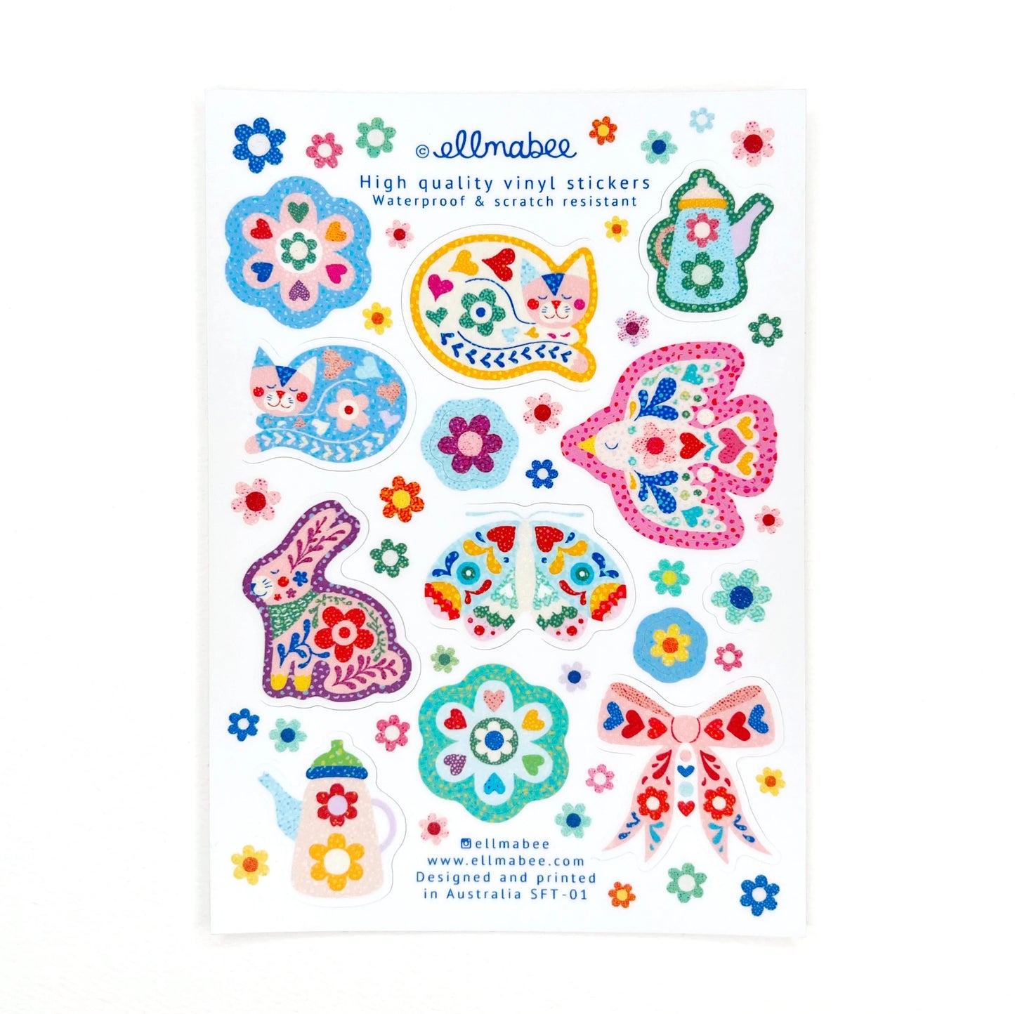 Ellmabee Vinyl Sticker Sheet
