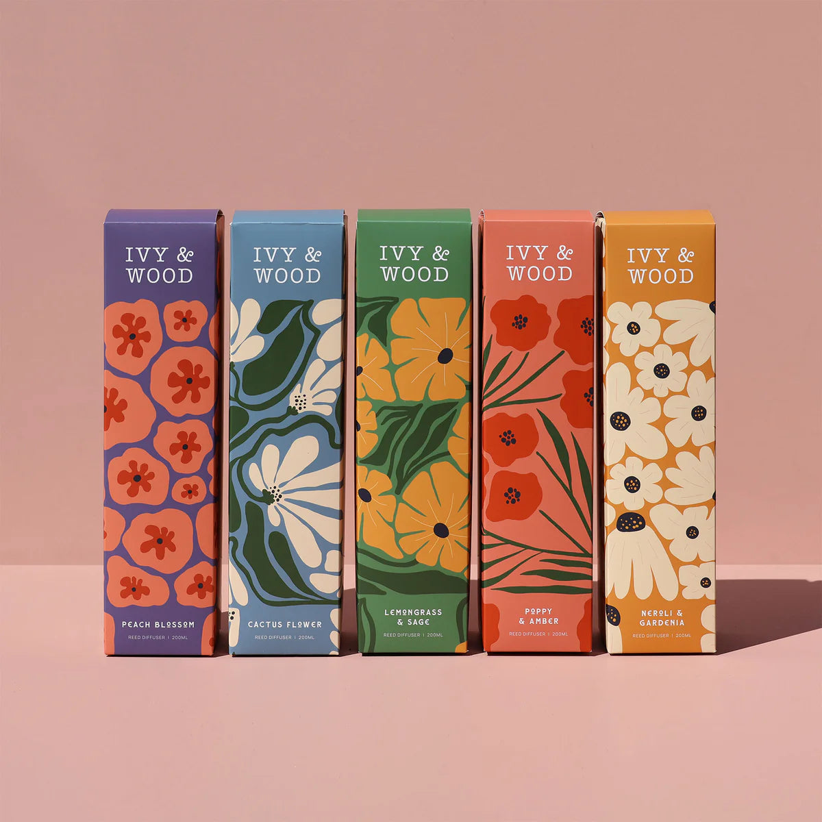 Ivy and Wood Poppy and Amber Diffuser