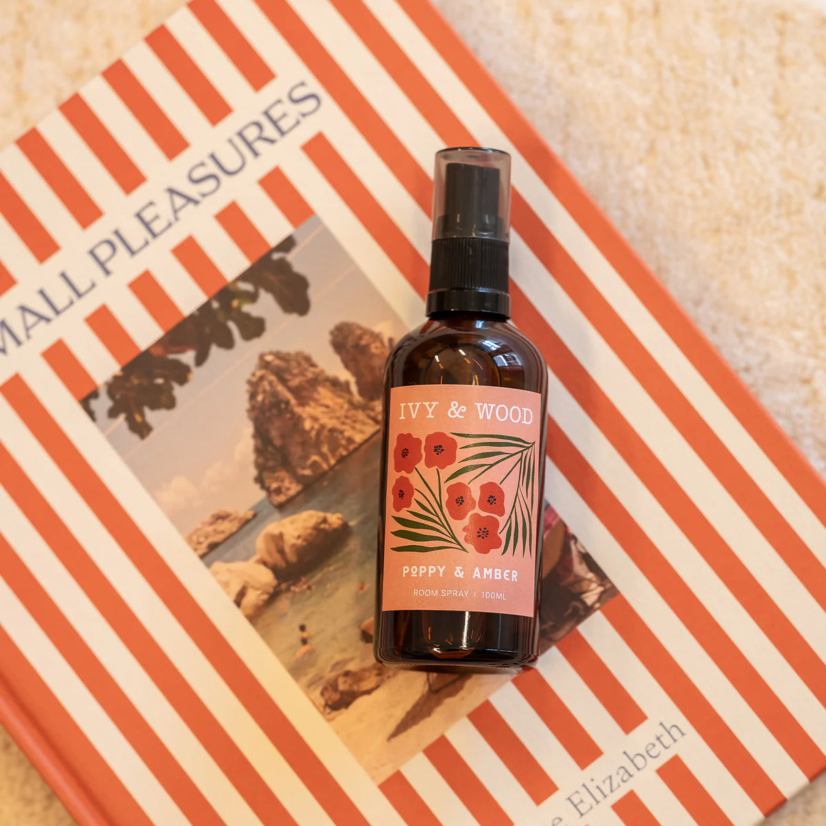 Ivy and Wood Poppy and Amber Room Spray