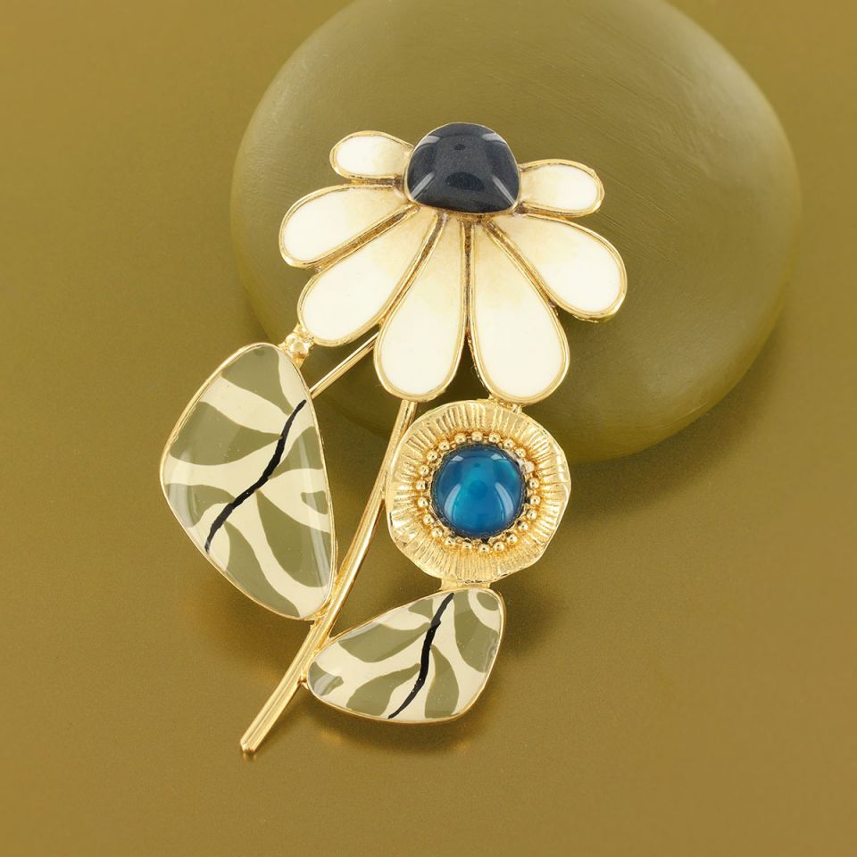 Taratata Jewellery - Zen Flower Brooch