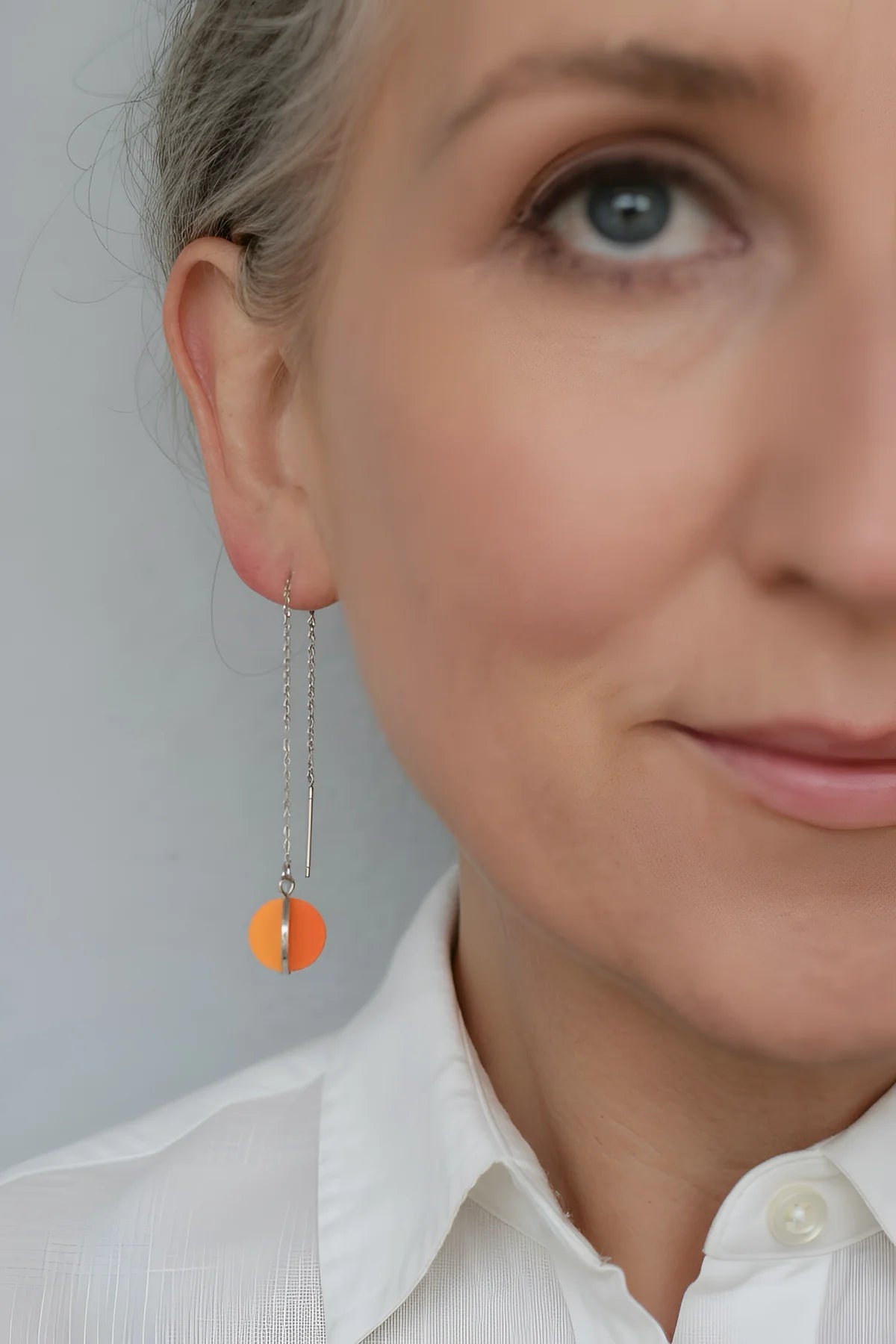 Sun Kissed Pendulum Thread Earrings