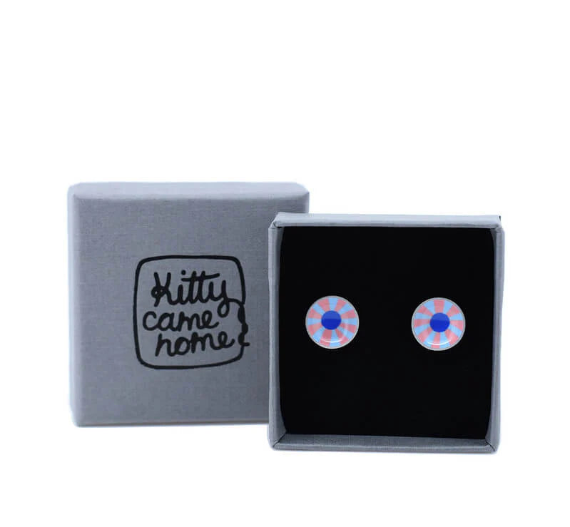 Floral Medley Domed Studs
