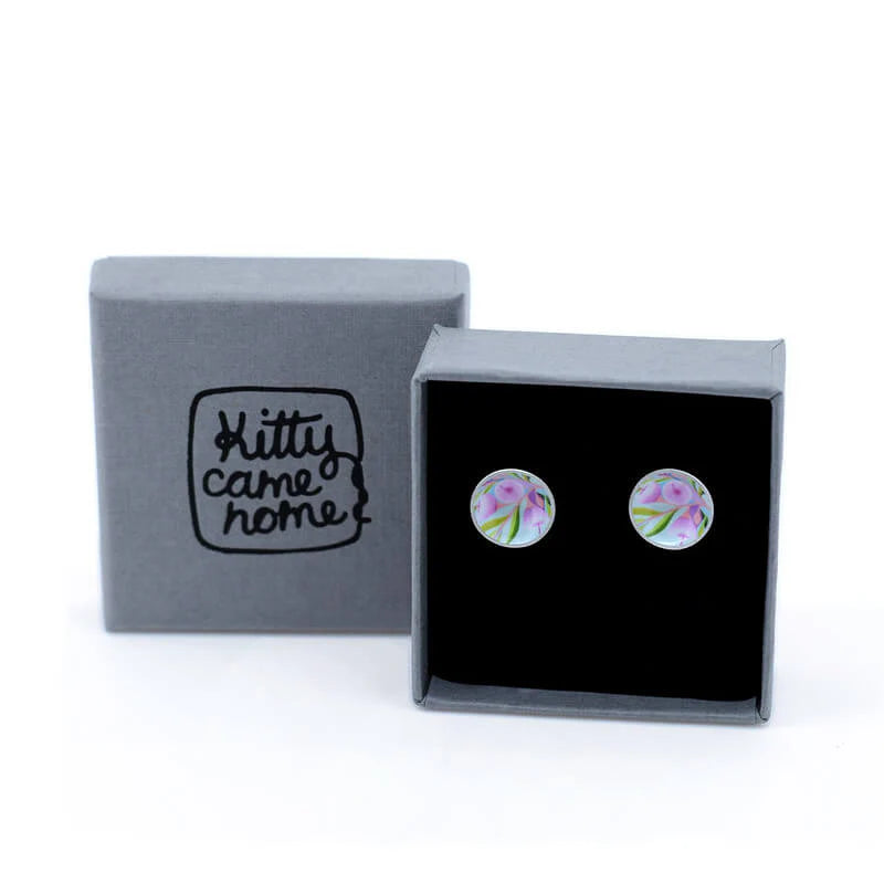 Pink Gum Domed Studs