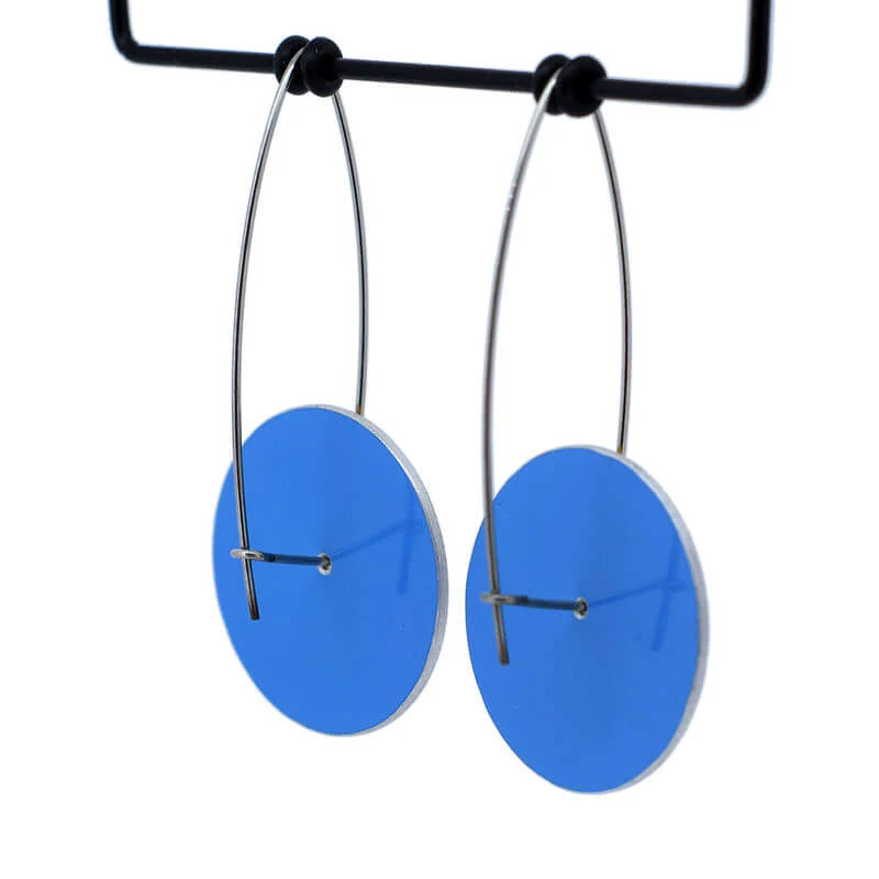 Harlequin Lines Medium Circle Drop Hooks