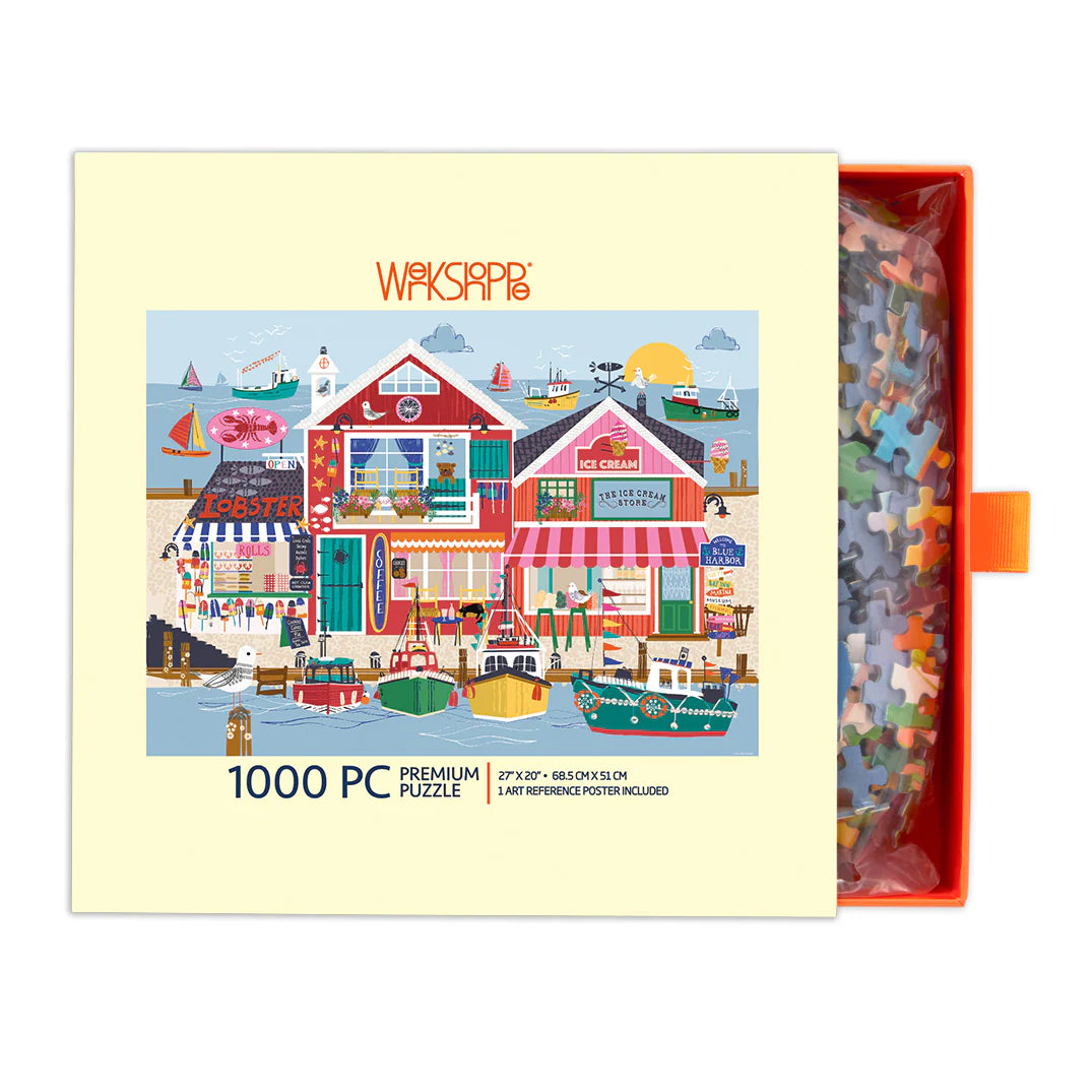 WerkShoppe 1000pc Puzzle - Blue Harbour