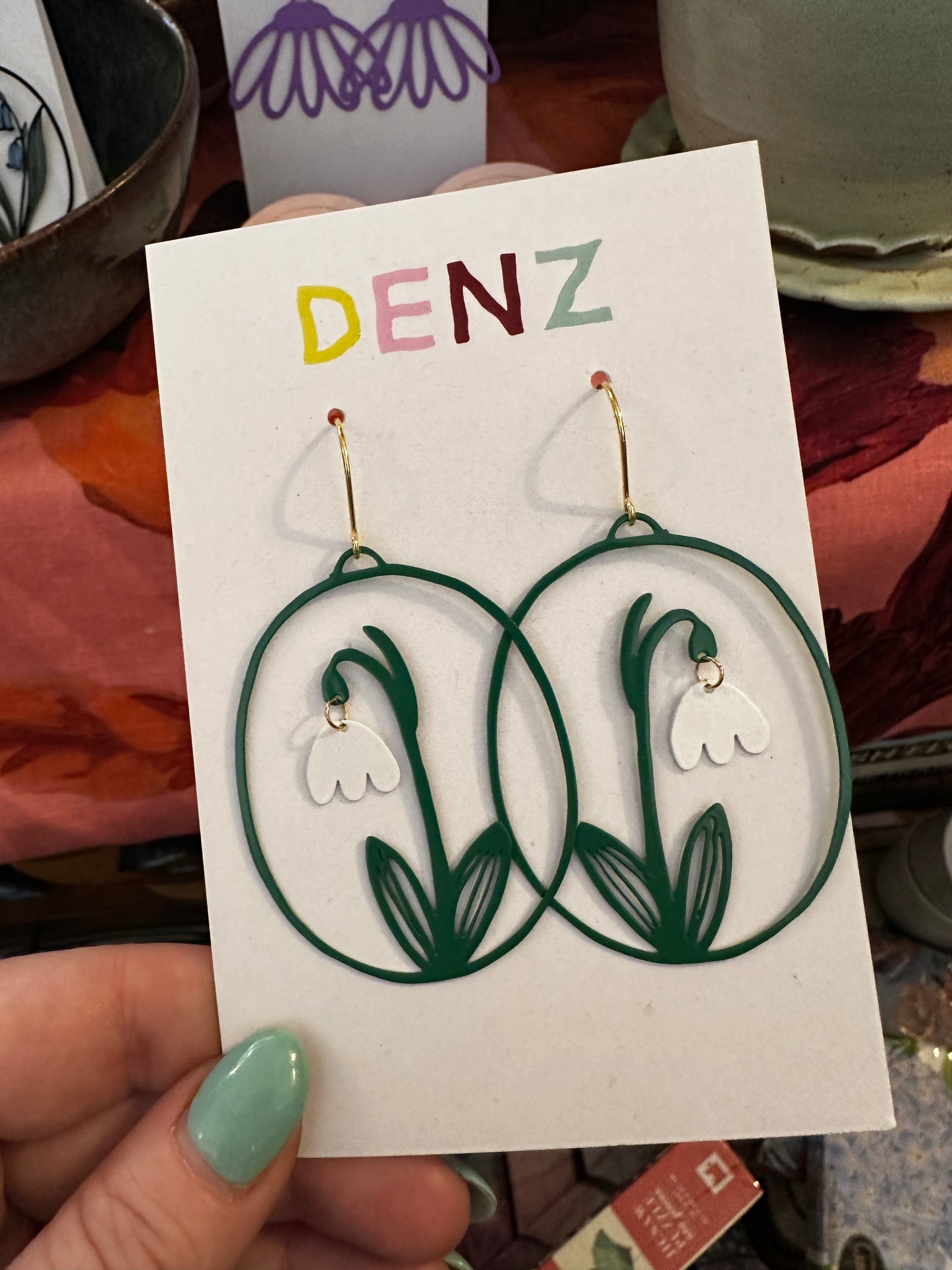 Denz earrings - Snowdrops