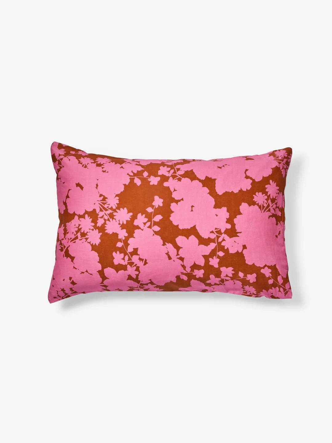 Bonnie and Neil Gardenia Cerise Linen Pillowcases