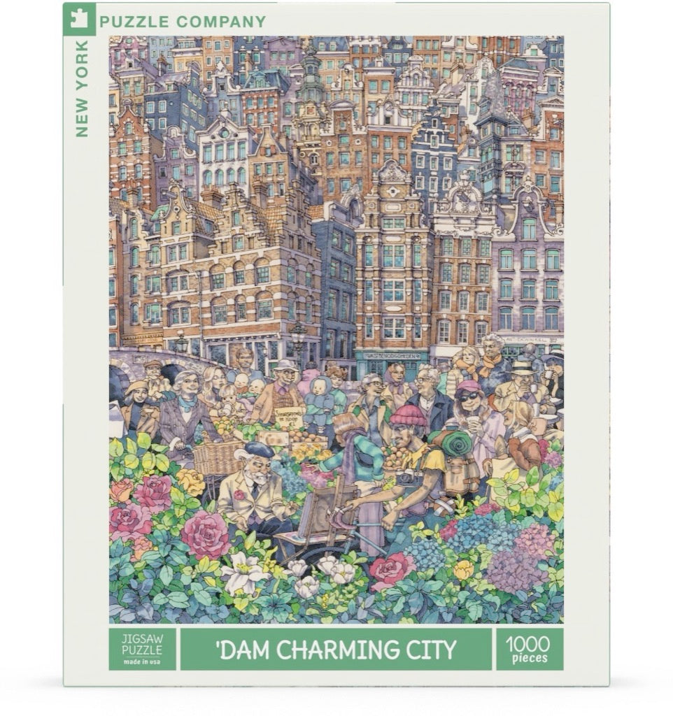NYPC 1000pc Puzzle - Dam Charming City