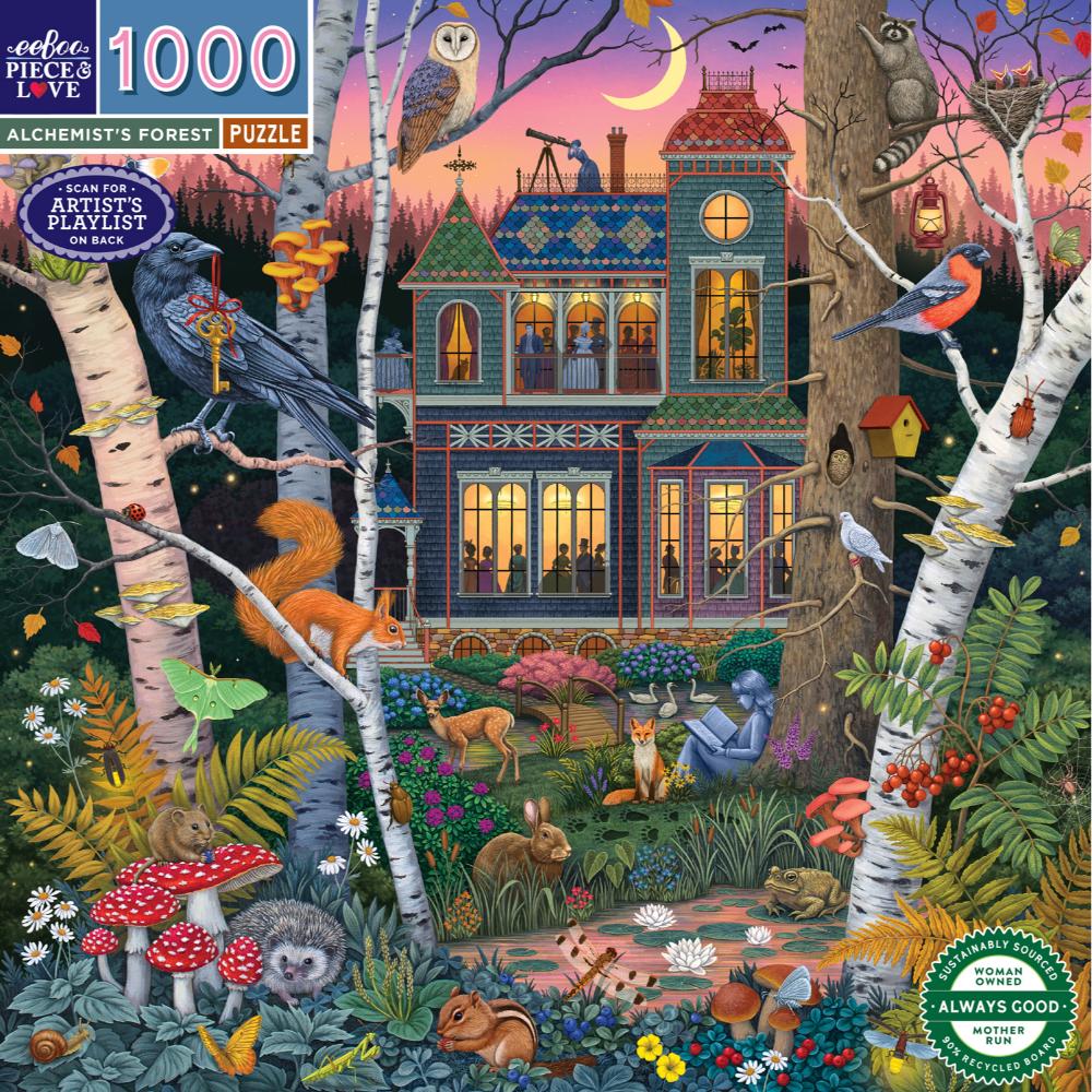 Eeboo 1000 piece puzzle - The Alchemist’s Forest