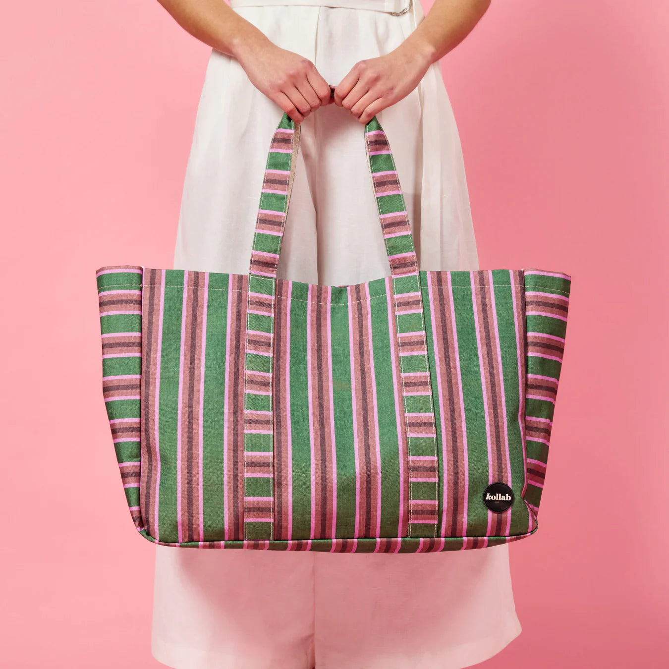Kollab Cargo Carry All Bag - Forest Stripe