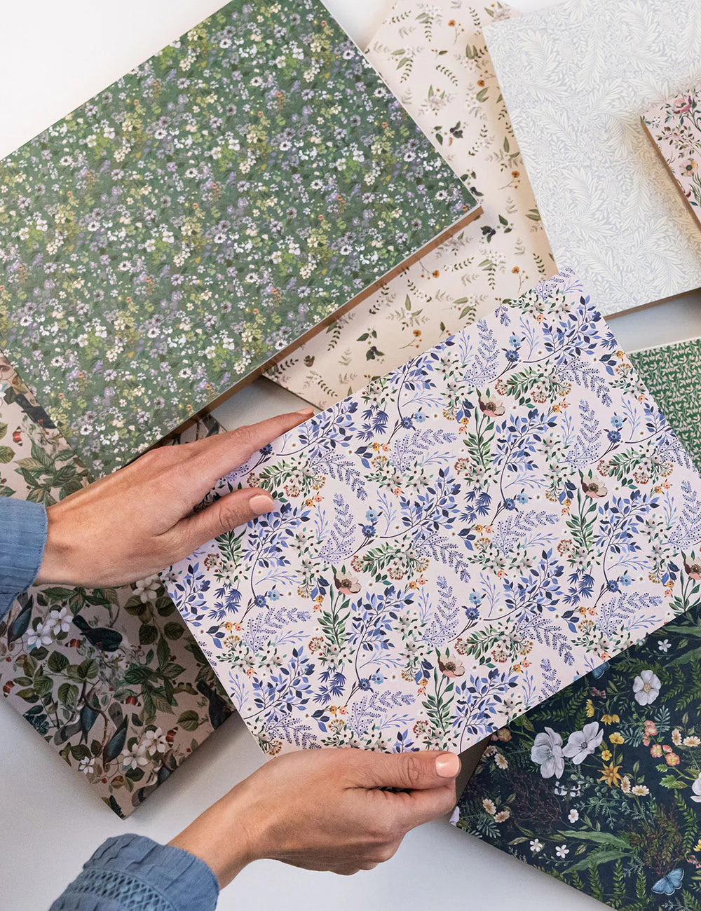 Bespoke Letterpress - Bluebuds Notepad Jumbo Jotter