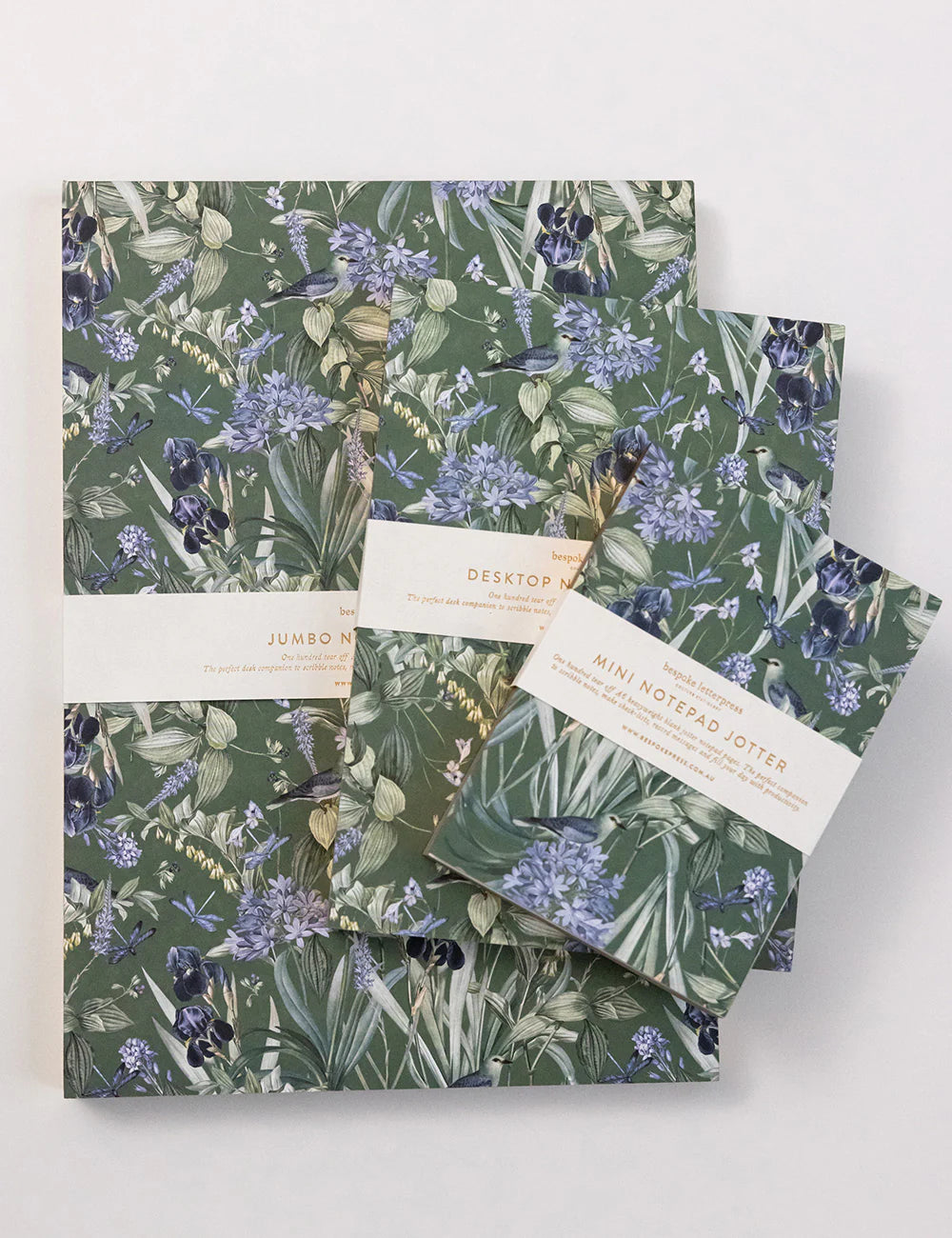 Bespoke Letterpress - Indigo Haven Notepad Jumbo Jotter