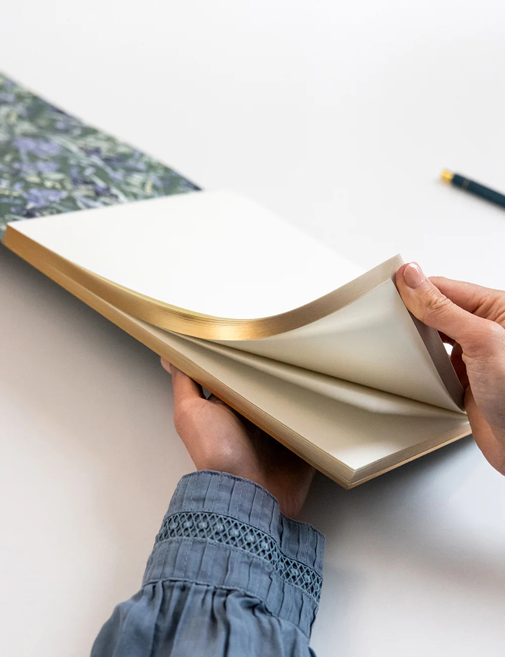 Bespoke Letterpress - Indigo Haven Notepad Jumbo Jotter