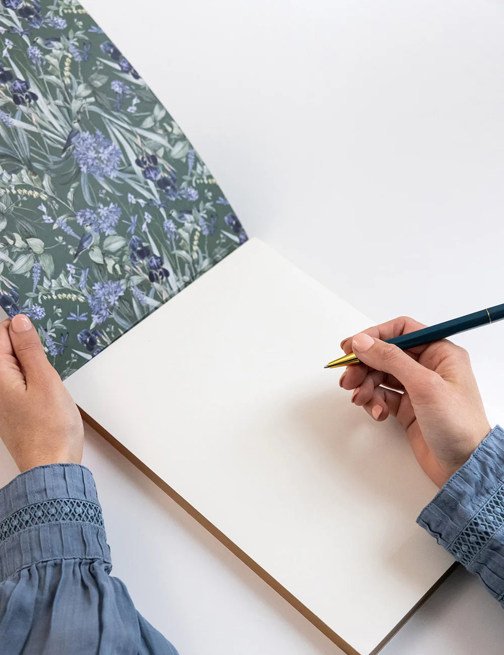 Bespoke Letterpress - Indigo Haven Notepad Jumbo Jotter